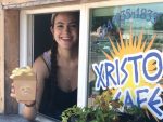 In an article about small businesses during the pandemic, an image of Xristo's Cafe's drive-thru