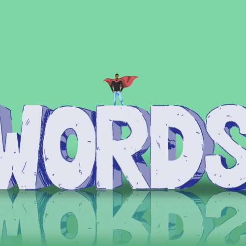 "Wordslut" and language. (Illustration by Mel Quagrainie, Columbia College Chicago)