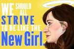 Illustration by Melchisedech Quagrainie for an article on New Girl