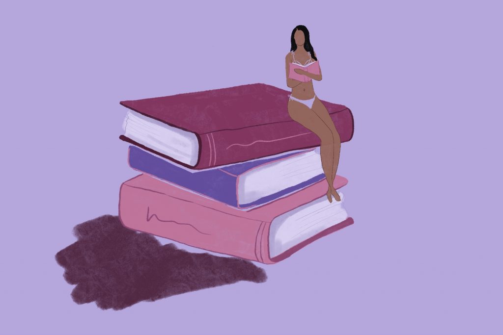 Illustration by Emmalia Godshall for an article on Rihanna