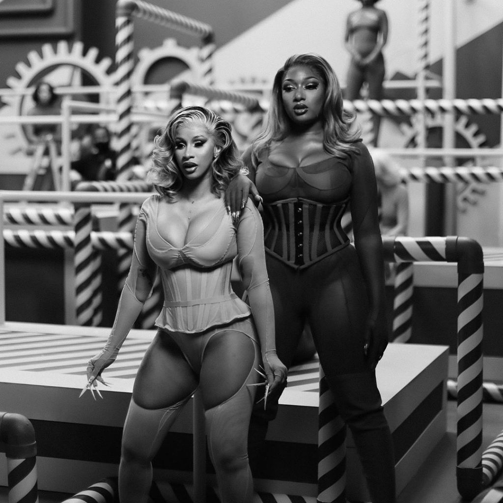 Cardi B and Megan Thee Stallion in WAP