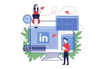 LinkedIn. (Illustration by Eri Iguchi, Minneapolis College of Art and Design)