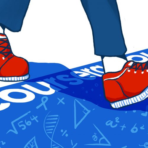 Coursera. (Illustration by Eri Iguchi, Minneapolis College of Art and Design)