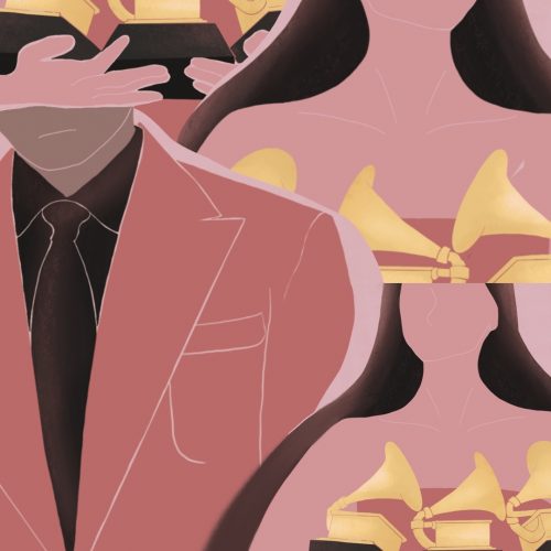 Illustration of Grammys by Emmalia Godshall