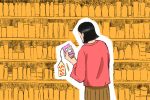 Illustration by Marlowe Pody for an article on the price of a clear face
