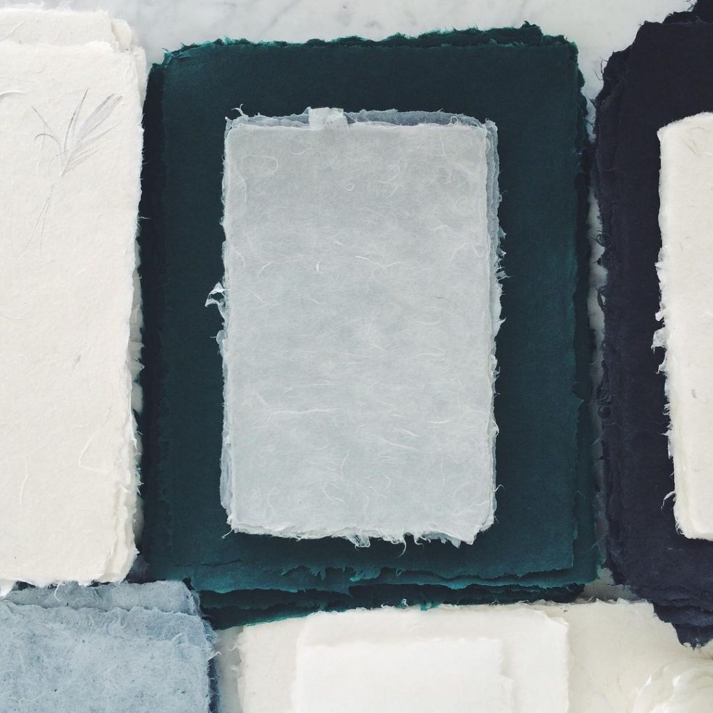 A photo of DIY papermaking