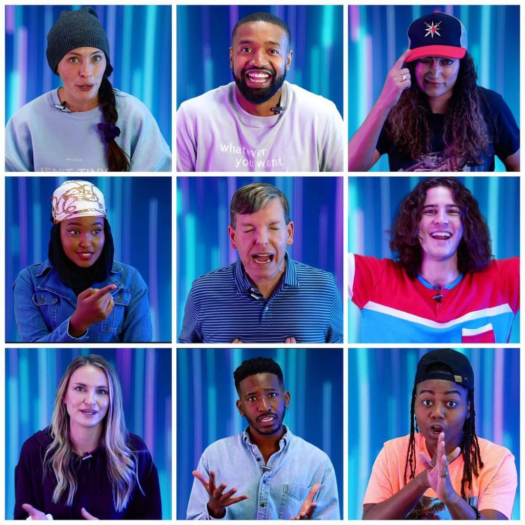 Image of contestants on the YouTube series Sequester