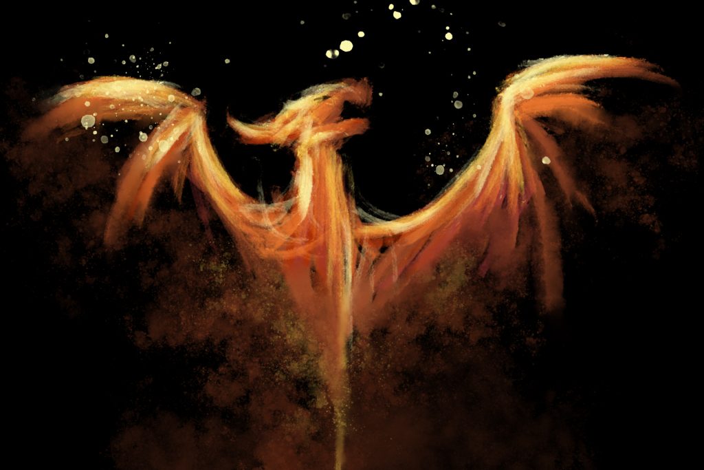 An illustration of a dragon that could appear in Dragon Age 4.