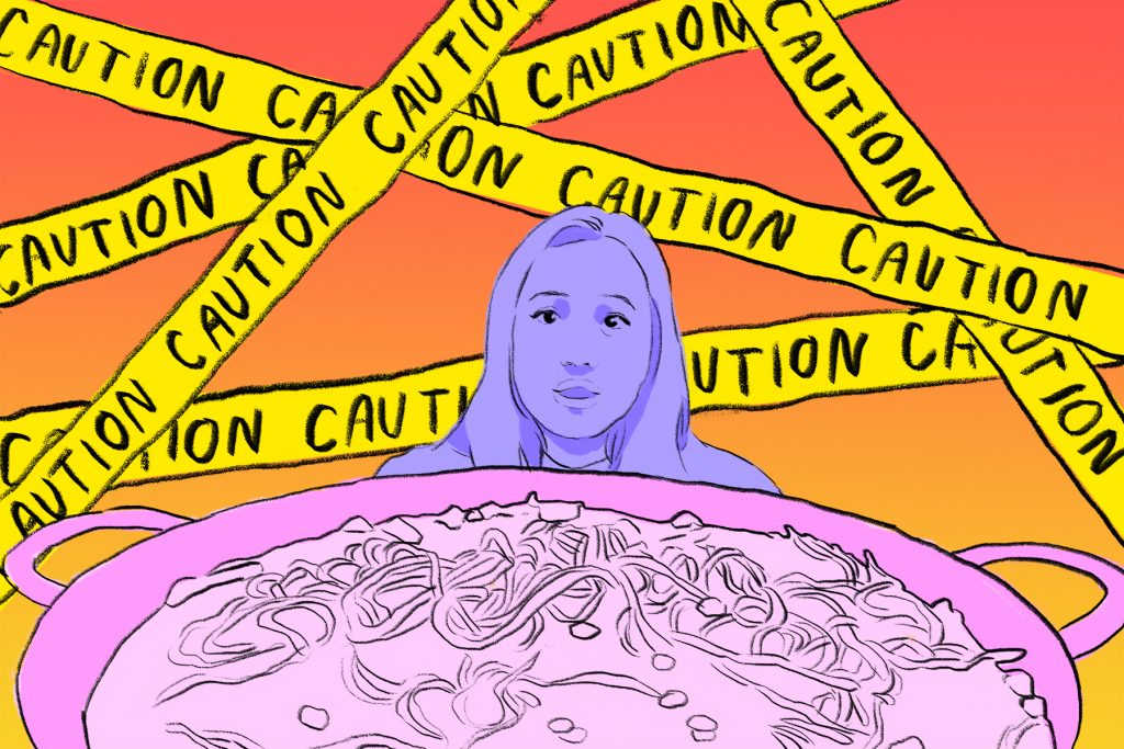 Illustration by Marlowe Pody for an article on Stephanie Soo