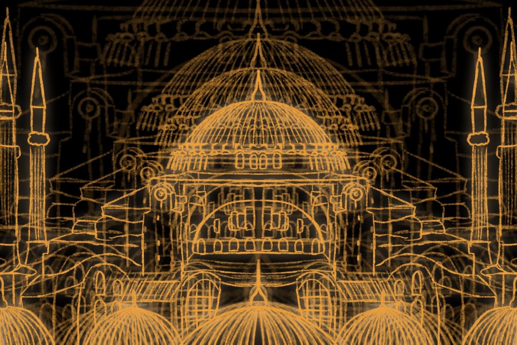 Illustration of the Hagia Sophia