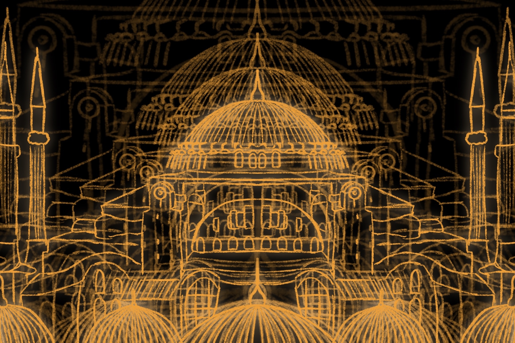 Illustration of the Hagia Sophia