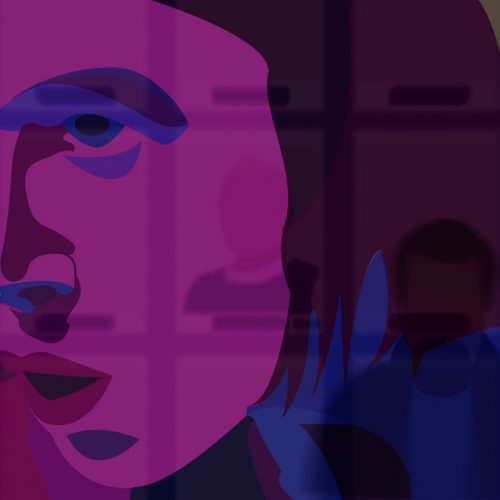 Illustration of Rosamund Pike in 'I Care a Lot'