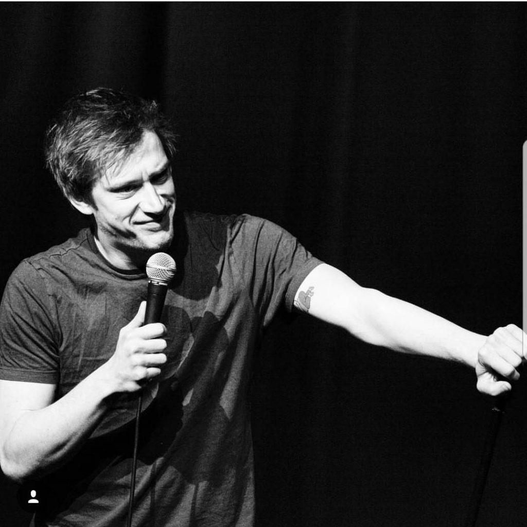 Daniel Sloss performing standup comedy