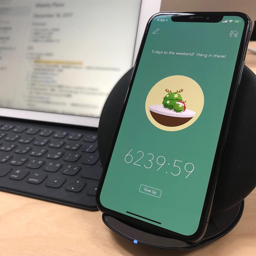 in an article on productivity apps, an image of the forest app on a smartphone