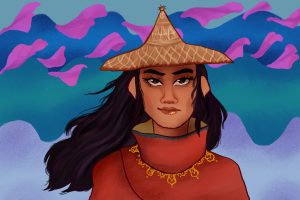 Illustration of Raya in 'Raya and the Last Dragon'