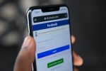 facebook on a smartphone