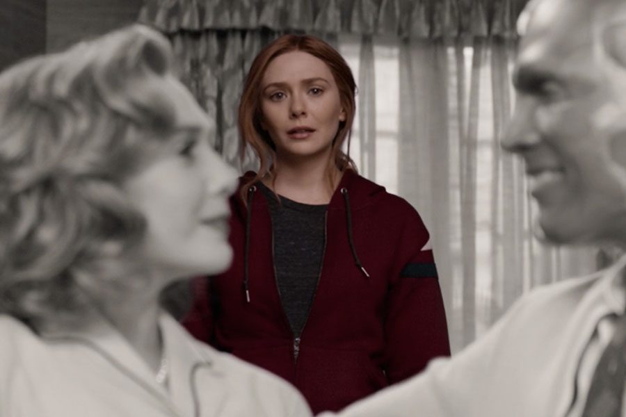 A still from the hit show WandaVision
