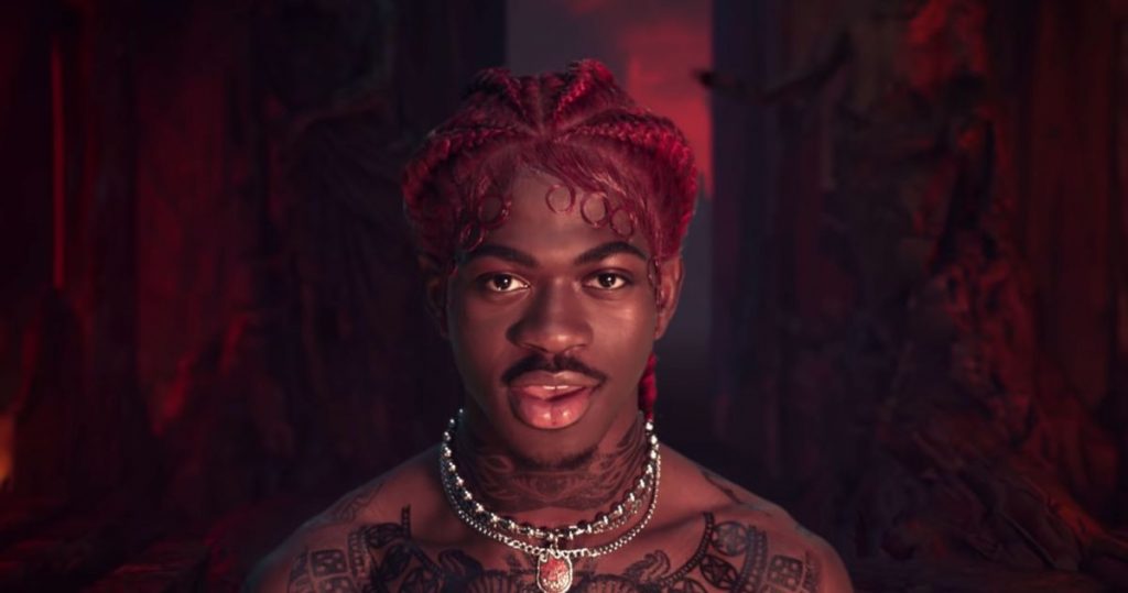 A still from Montero, Lil Was X's latest music video.