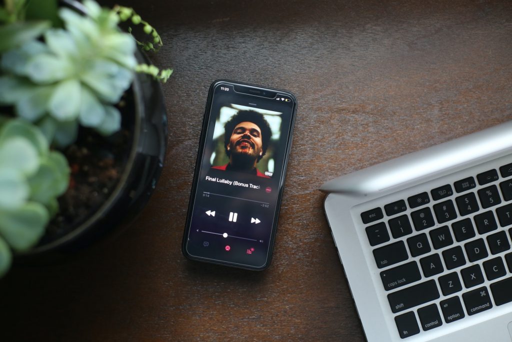 A photo of one of The Weeknd's songs for an article about him being compared to Michael Jackson. (Photo by Giorgio Trovato from Unsplash)