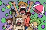 An illustration of the horrors inflicted by college students on spring break
