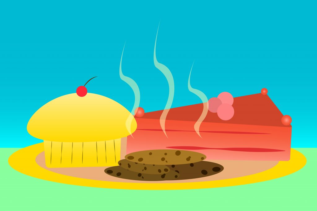 summertime dessert spread