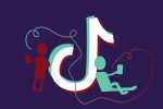 An illustration of the Douyin/TikTok symbol for an article about the Chinese app's benefits. (Illustration by Julie Chow, University of California, Berkeley)