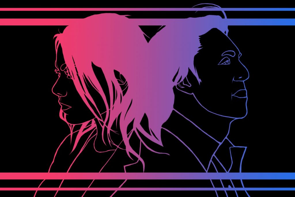 An illustration of Bridgers and McCartney, who have collaborated on Seize The Day.