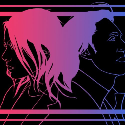 An illustration of Bridgers and McCartney, who have collaborated on Seize The Day.