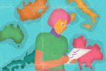 Illustration by Alicia Paauwe for an article on counting countries
