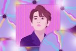 An illustration of South Korean singer Baekhyun.