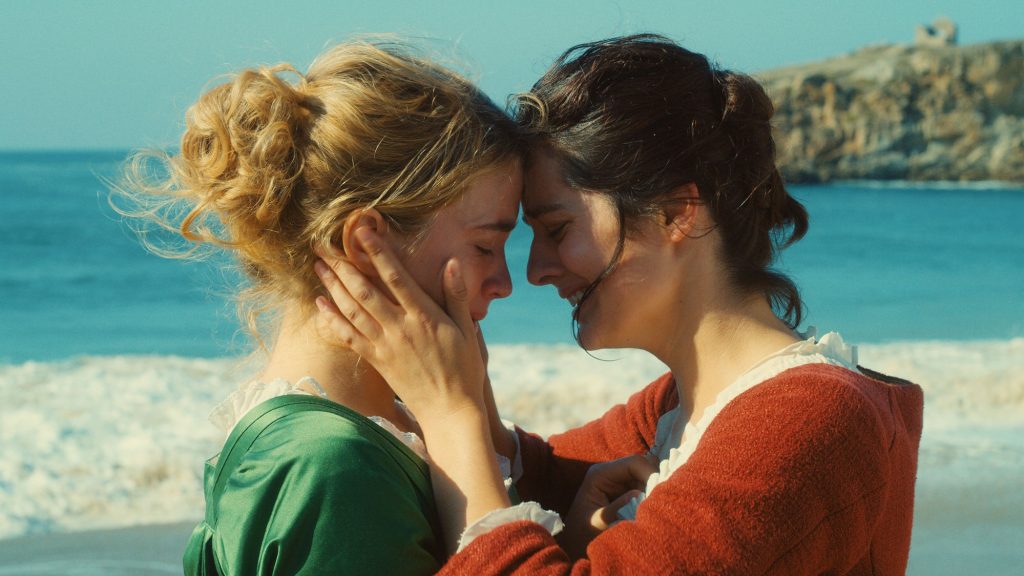 In an article about queer films, a screenshot from 'Portrait of a Lady on Fire'