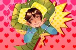 Illustrated image of Sykkuno surrounded by hearts