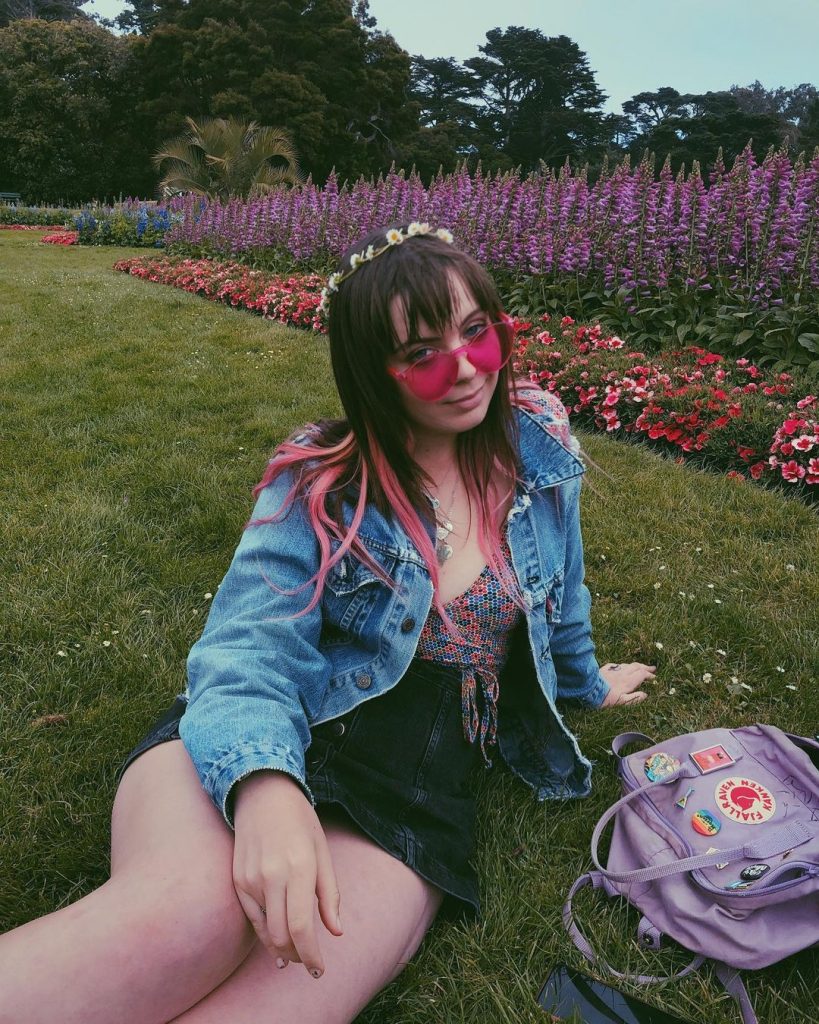 in an article about thrifting, a picture of TikTok user @walmart.jenny.humphrey