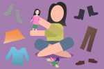 Illustration of doll customization
