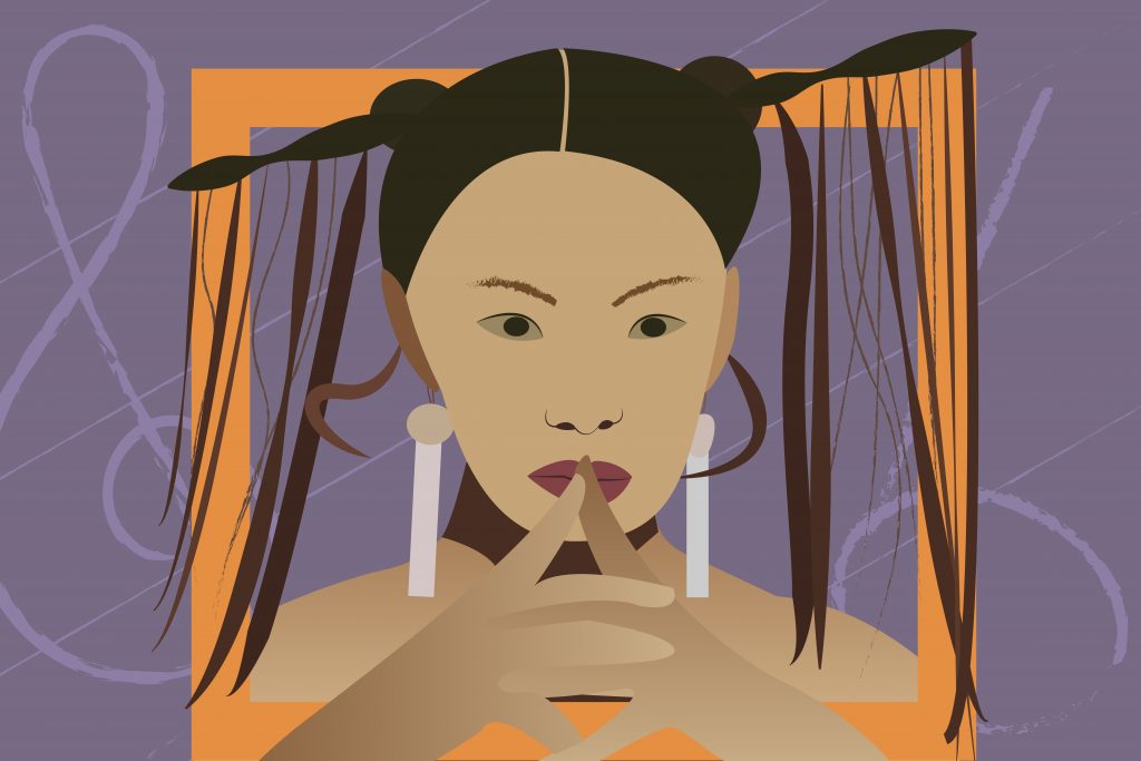 Illustration of Rina Sawayama