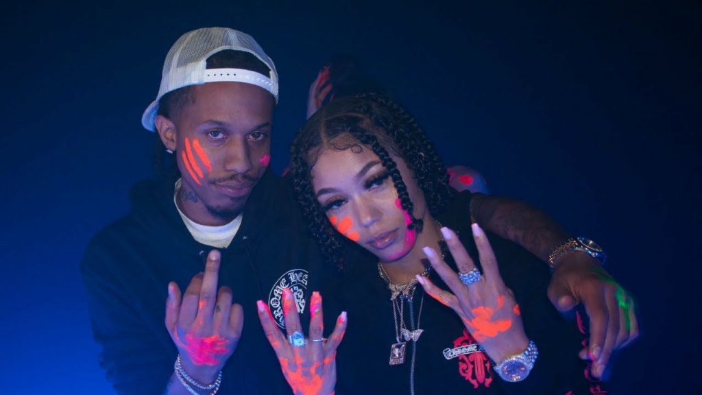 Chavo and Coi Leray in their collaboration 'American Deli'