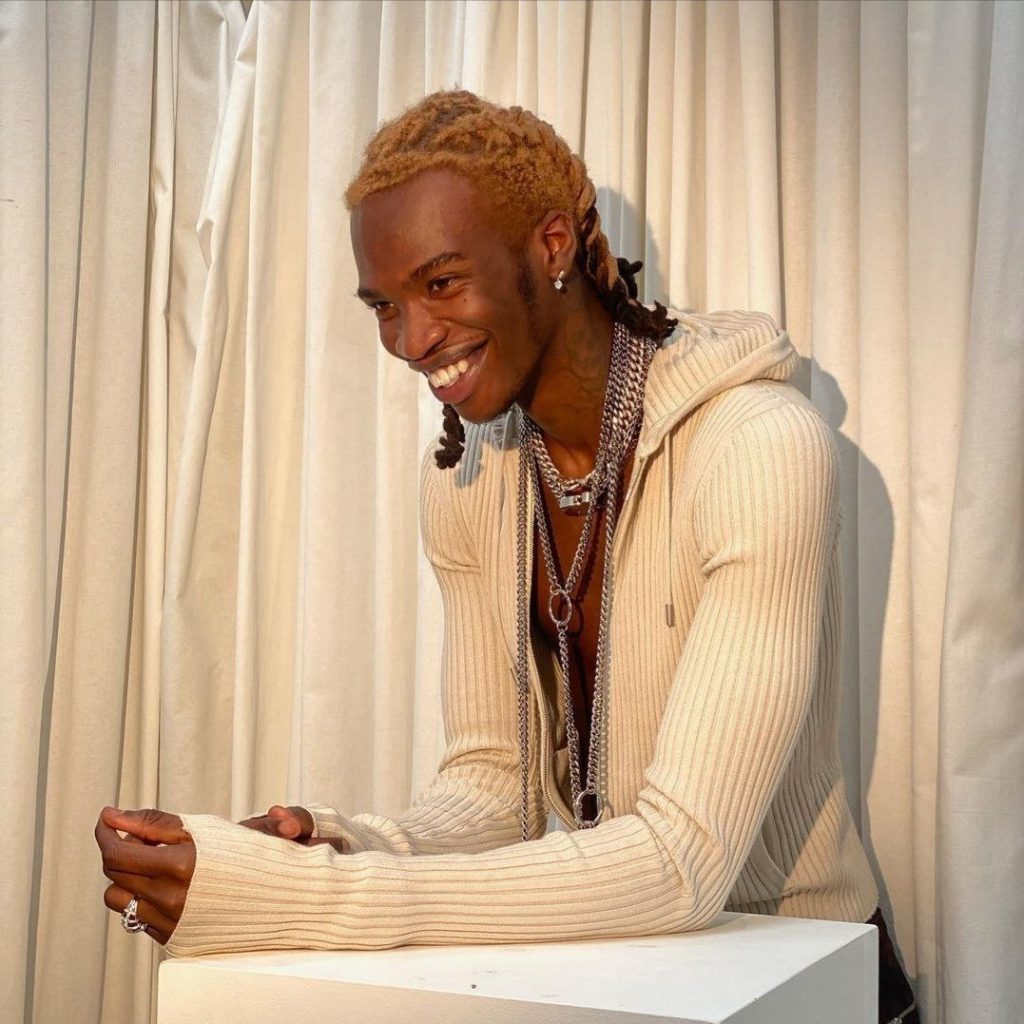 Lancey Foux smiling during a personal photo shoot