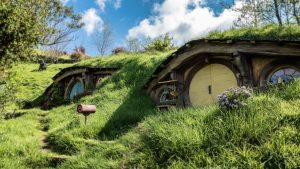 part of movie set for a J.R.R. Tolkien movie