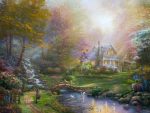 Thomas Kinkade painting