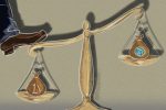 in article about Elon Musk, someone stepping on scales of justice