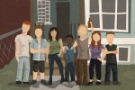 Shameless illustration of the main cast