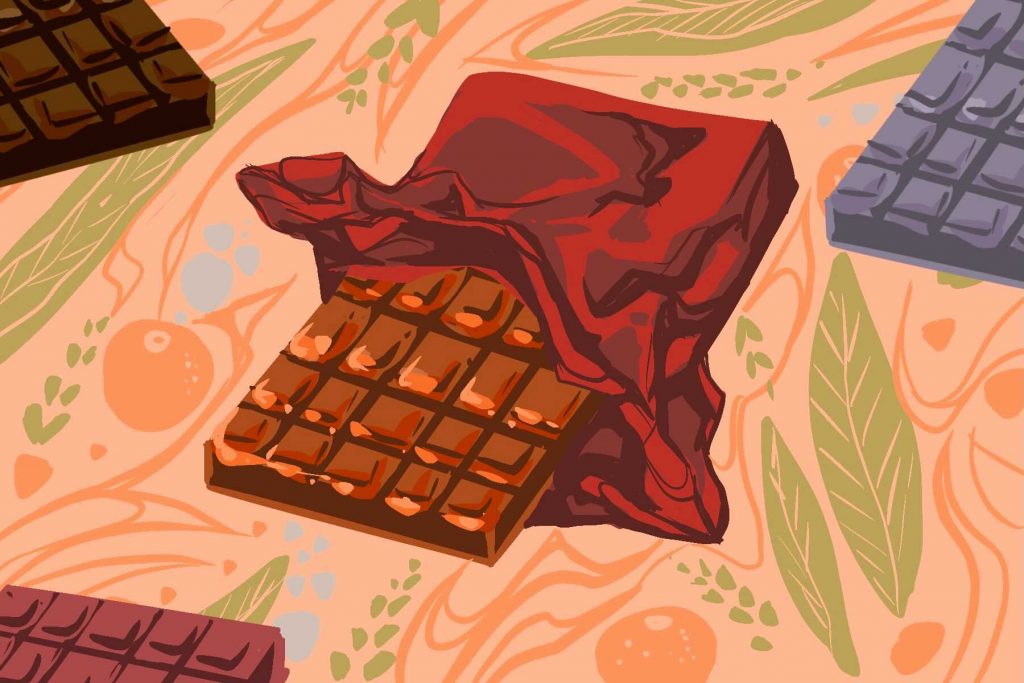 Illustration of Haunted Chocolatier.