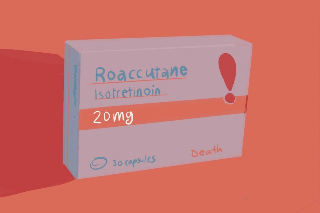 Illustration of Accutane.