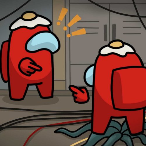 Illustration of characters from Among Us