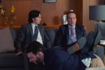 Characters from the show Succession sitting together