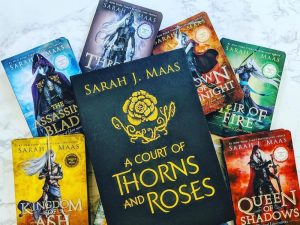 A collection of Sarah J. Maas books