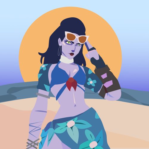 One of many hypersexualized female video game characters.