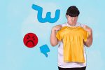 Illustration of sad customer in an article about Wish
