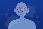An illustration of the brain for an article about memorization.
