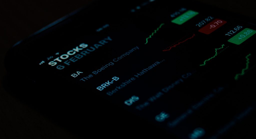 app with listings for stocks